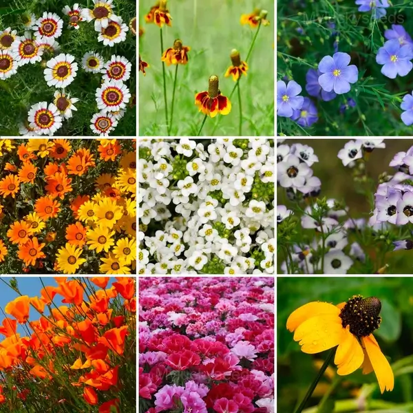 Four Seasons Flowering Mixed Flower Seeds - 200 Seeds
