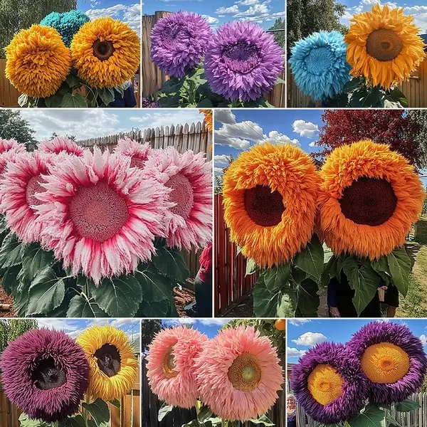 Giant Sunflower Seeds - Mixed colors, 200 Seeds 😍
