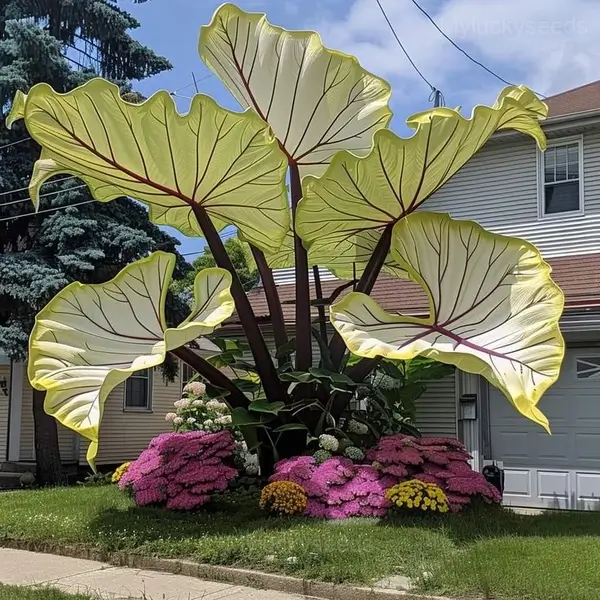 Decorative Leaf Caladium Seeds - 6🟨, 200 Seeds🎁